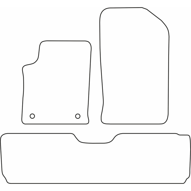 Automatten Velours  Citroen Xsara Picasso 2000-2006