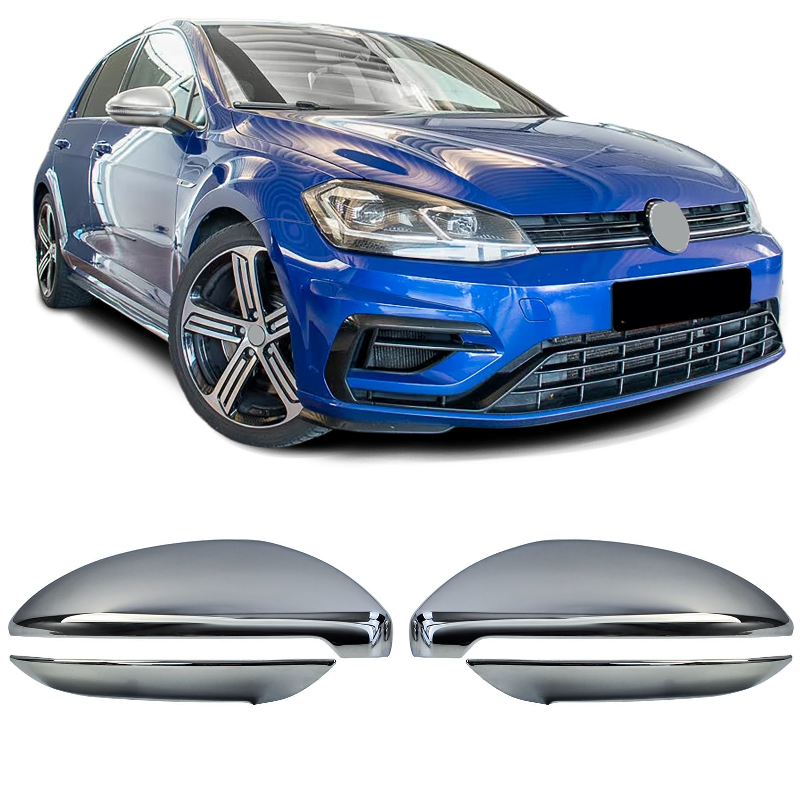 Spiegelkappen VW Golf VII Chroom Look