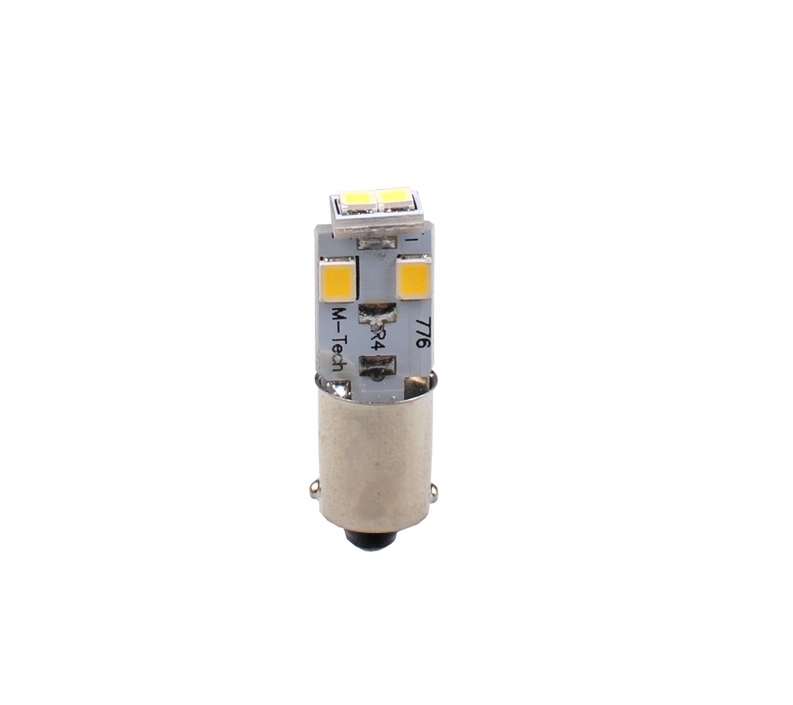 M-tech BA9S 12v 6x SMD3528 LED wit