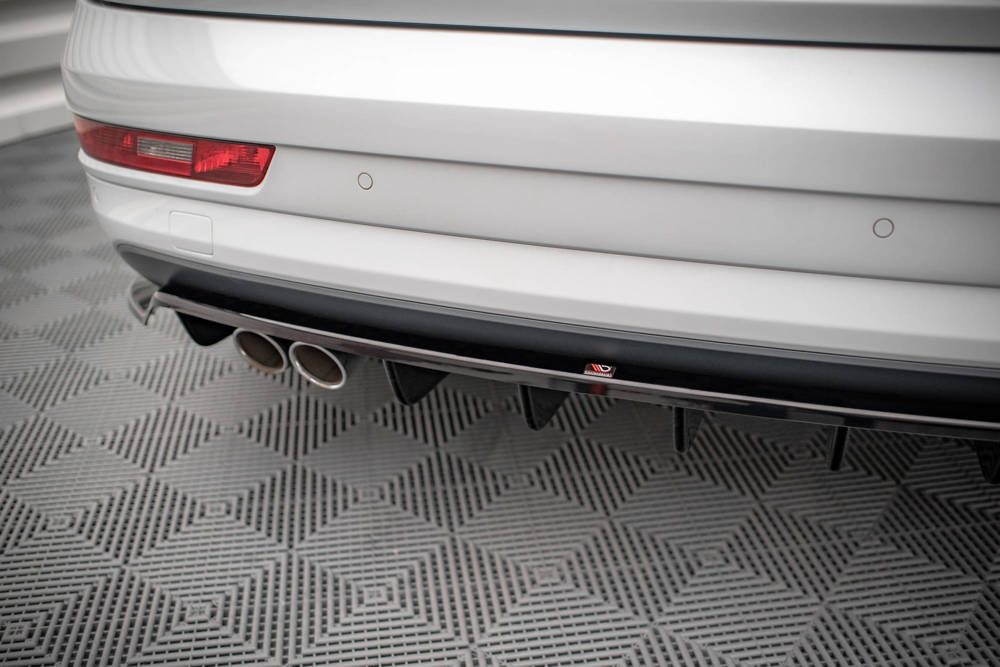 Diffuser Audi Q3 S-Line 8U FL Maxton Glans Zwart