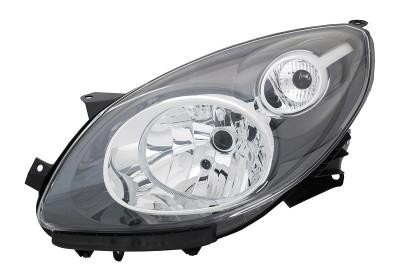 koplamp, Hella, H4, elektr verstelb, incl stelmotortje, rechts R