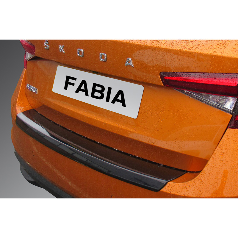 ABS Achterbumper beschermlijst  Skoda Fabia IV 5 deurs 2021- Zwart