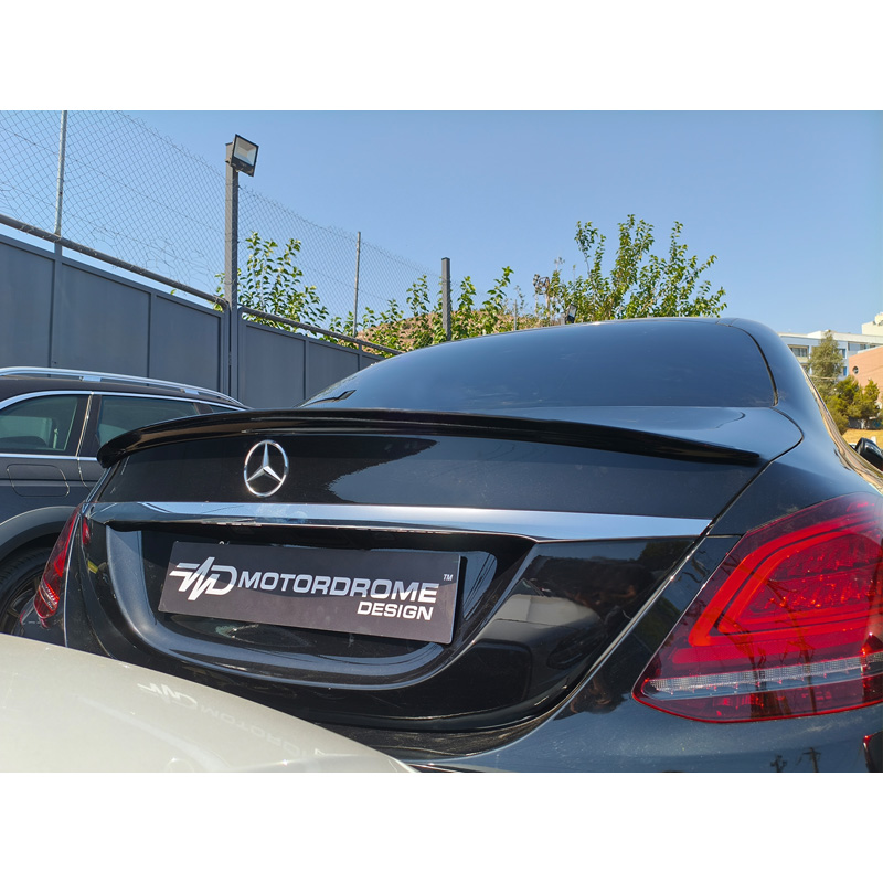 Motordrome Achterspoilerlip  Mercedes C-Klasse W205 Sedan 2014-2021 (PU)
