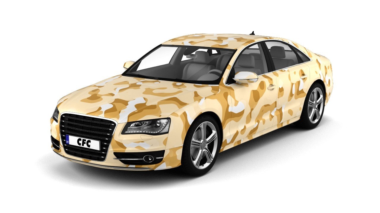 Car Wrap Folie Camouflage Desert Matt 150x100cm