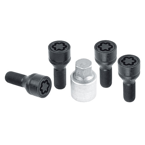 Wielsloten M12x1.50x28 KE-60 SW17 (BVN128) zwart
