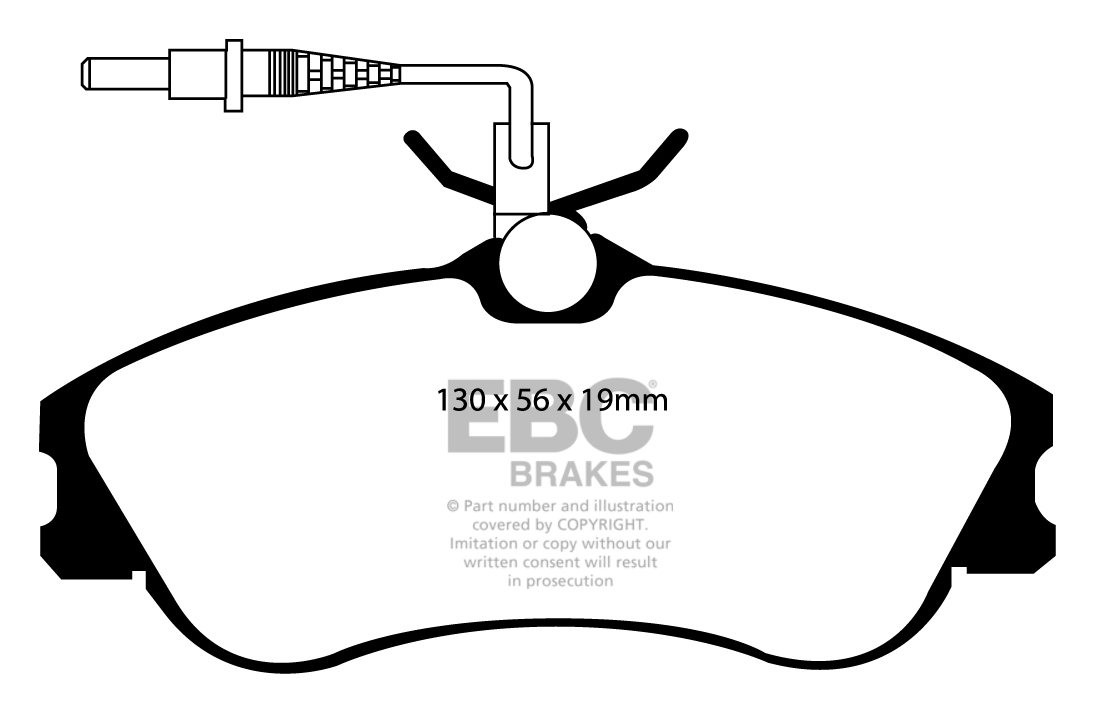 EBC Brakes PEUGEOT BEDRIJFSWAGEN Partner 1.9 D 96-2001 Remblokke