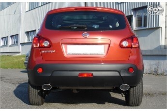 Nissan Qashqai Benzine Einddemper dwars Uitgang rechts/links - 1