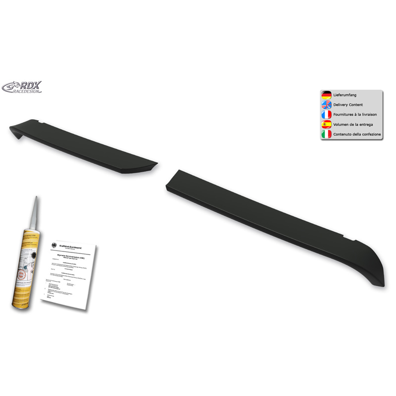 RDX Dakspoiler  Volkswagen Crafter (H2) 2006-2016 & Mercedes Sprinter (H2) 2006-2018 & 2018- (met 2 achterdeuren) (PU)