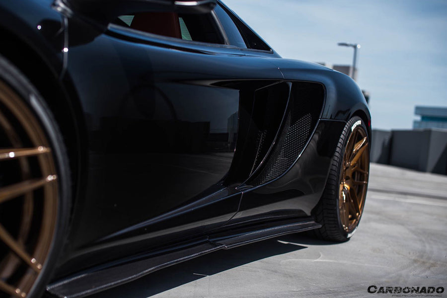 McLaren MP4 12C 650S RZS Style Carbon Fiber Zijskirts 2011-2015