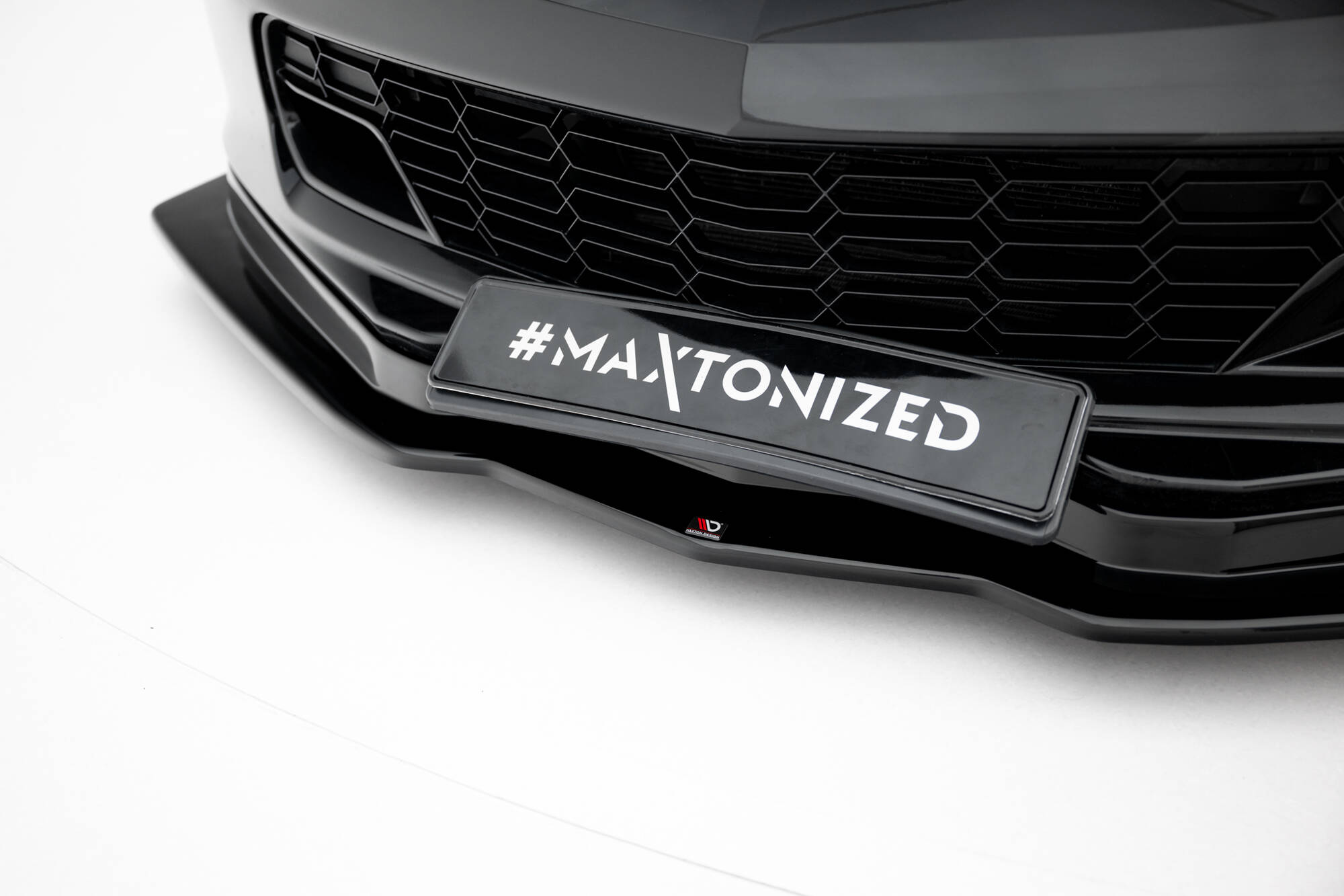 Bodykit Chevrolet Corvette Z06 C7 Maxton Glanzend zwart