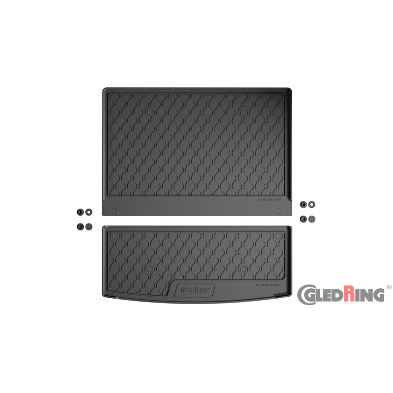 Gledring Rubbasol (Rubber) Kofferbakmat  Peugeot 5008 III Hybrid 2024- (7 Personen)
