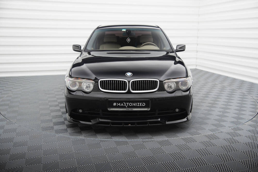 Voorspoiler BMW 7 Serie E65 Maxton Glans Zwart
