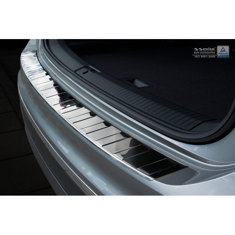 RVS Achterbumperprotector  Volkswagen Tiguan II incl. Allspace & R-Line 2016-2020 & FL 2020-2024 'Ribs'