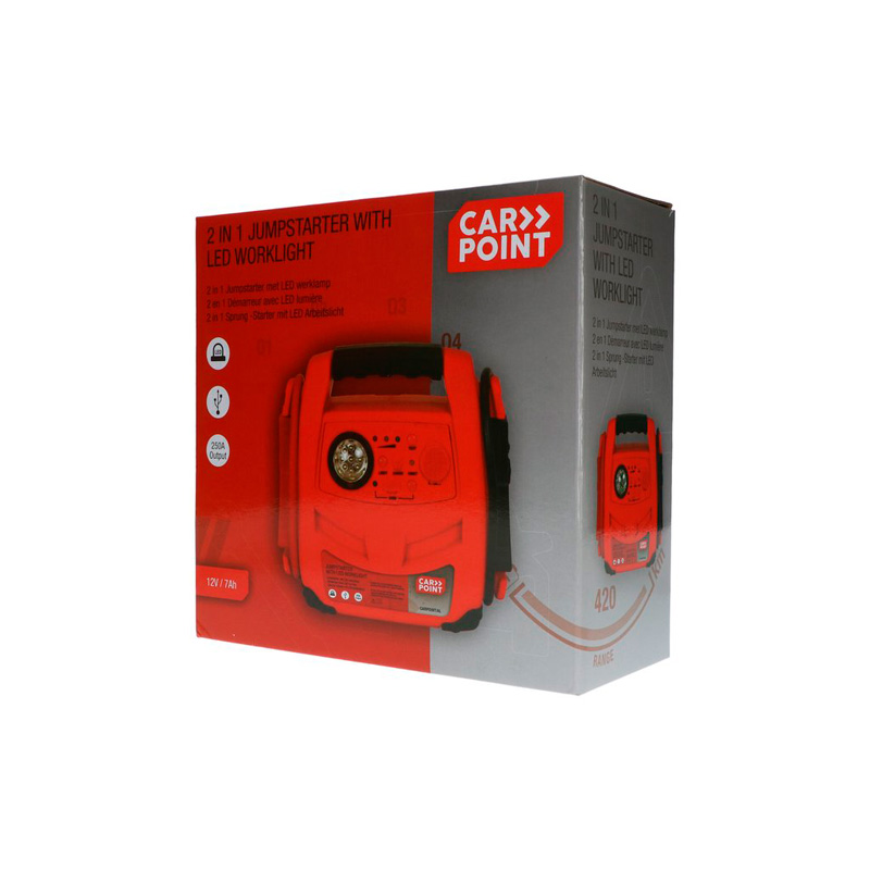 Carpoint Jumpstarter 12V/7AH 2in1 LED