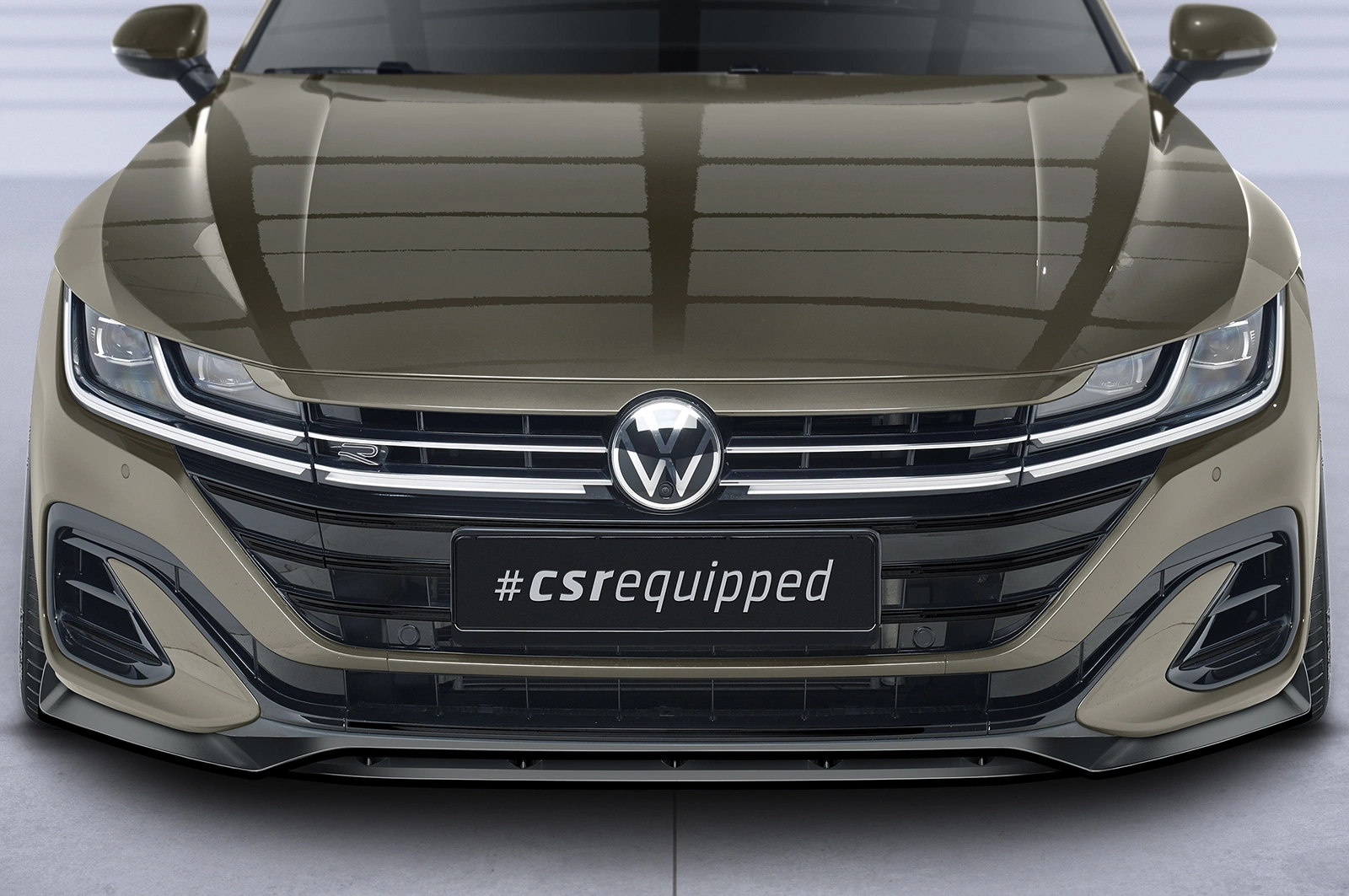 Voorspoiler VW Arteon R-Line Glans Zwart (2020–) CSR