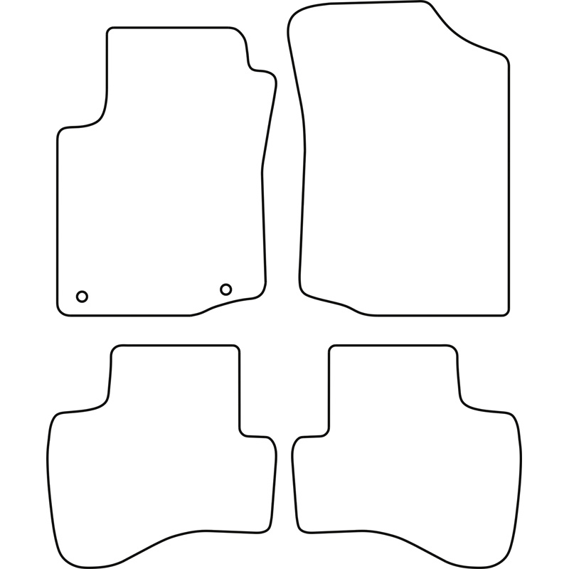 Automatten Velours  Citroen C1 2005-2010