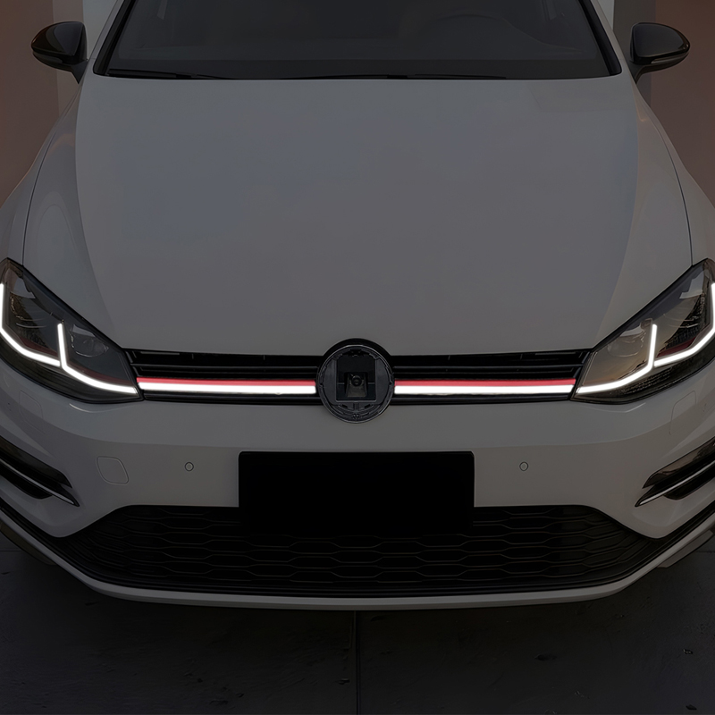 R-Look Grill met LED-Strip  Volkswagen Golf VII (7.5) HB/Variant Facelift 2017-2020