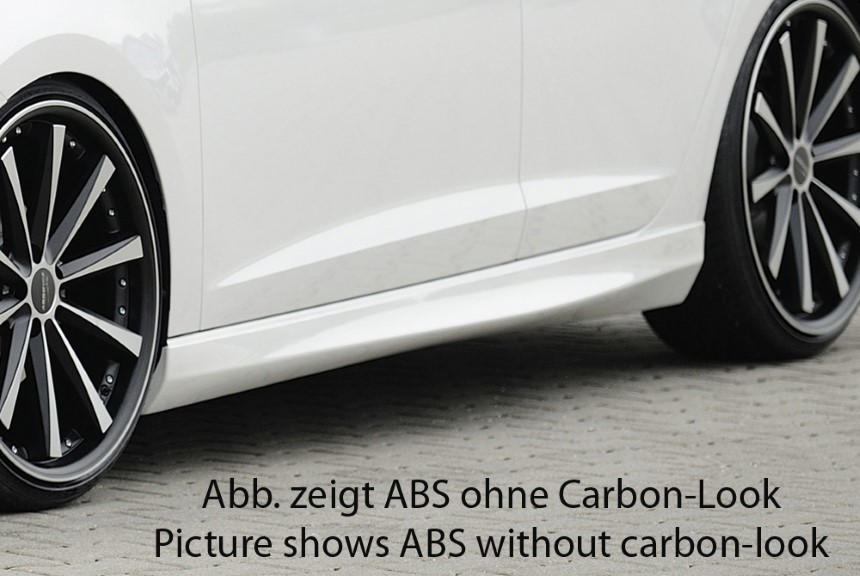 Zijskirts VW Golf 7 Rieger carbon-look