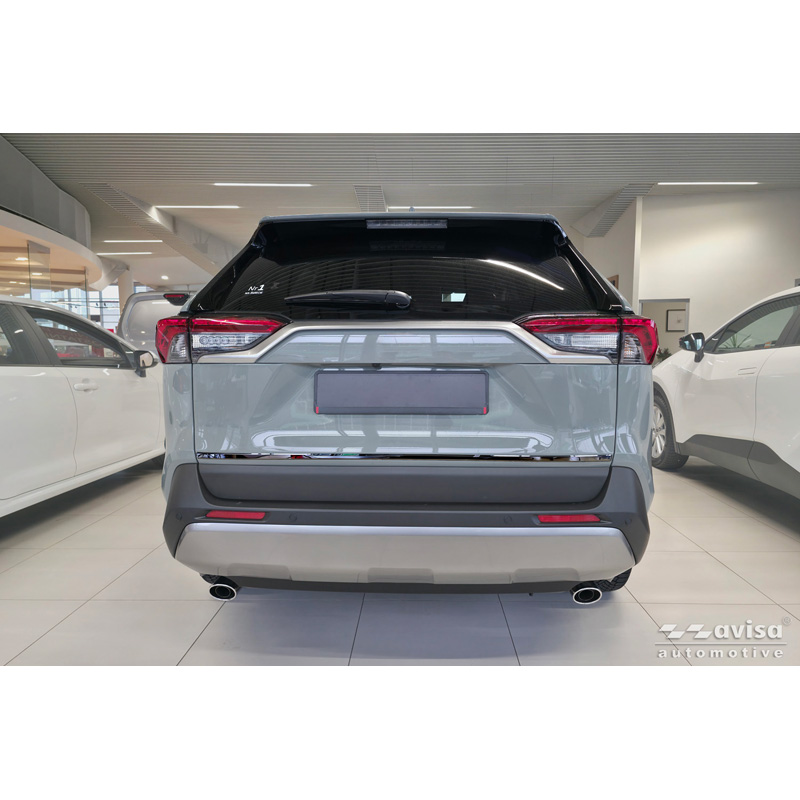 Avisa Zwart Chroom RVS Kofferbak Sierlijst  Toyota RAV4 V (A5) 2018-