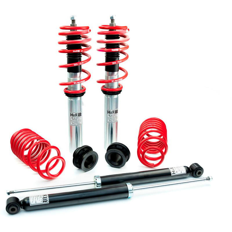 H&R Monotube Schroefset  Volkswagen Golf VIII Variant (CD), Skoda Octavia Combi (NX) & Seat/Cupra Leon Sportstourer (KL) VA35-50/AA30-50 - 2WD (Multilink) Ø 55mm 2019- VA-Last tot 1000kg