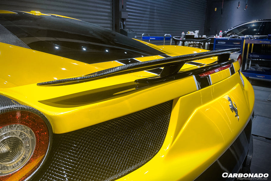 Ferrari 458 Coupe VT Style Carbon Fiber Spoiler 2010-2015