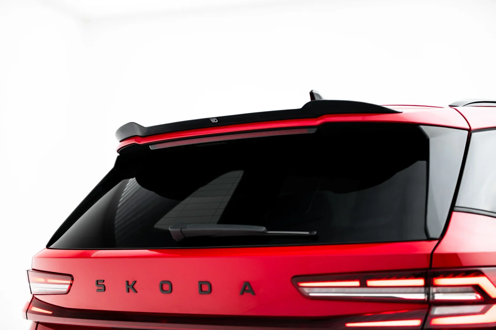 Spoiler Cap Skoda Kodiaq Mk2 (RS) Glans Zwart