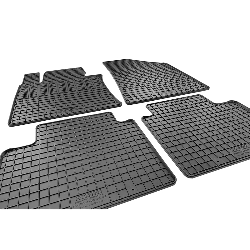 Rubber matten  SsangYong Korando (C300) 2019- (4-delig + montagesysteem)