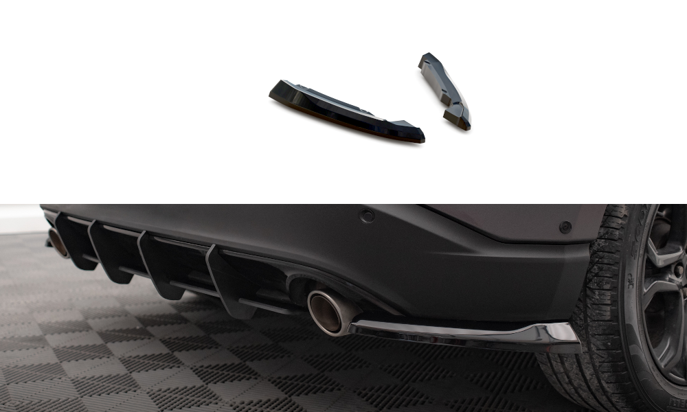 Zijdiffusers V.1 Ford Edge Maxton Glans Zwart