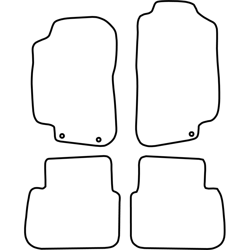 Automatten  Saab 9-5 2008-2010