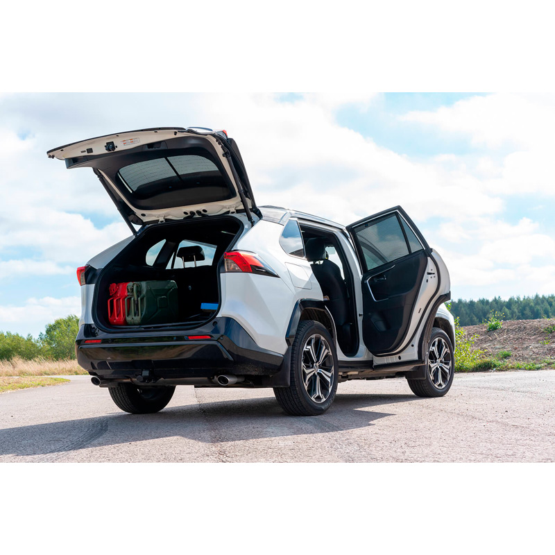 Set Car Shades  Toyota RAV-4 (5th Gen) 2018- (met achteruitrijcamera) (6-delig)