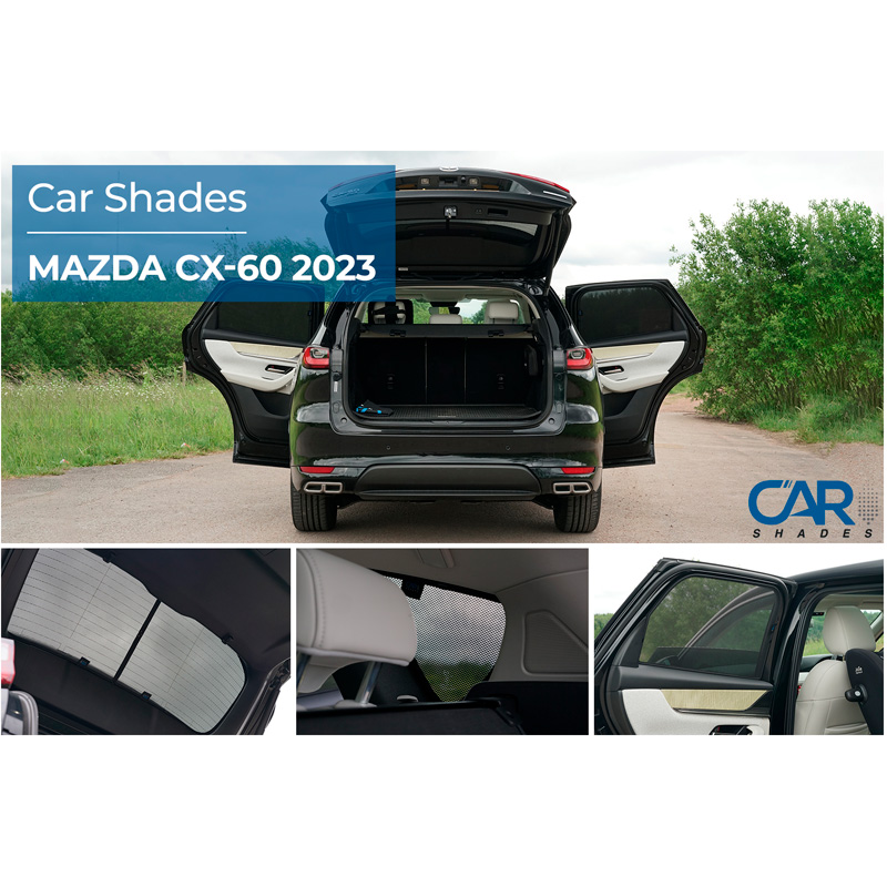 Set Car Shades  Mazda CX-60 (KH) 2022- (6-delig)