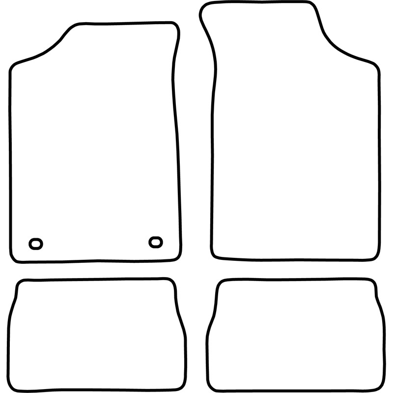Automatten Velours  Citroen Saxo 1996-2000