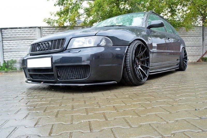 Voorspoiler Audi S4 B5 Glanzend Zwart