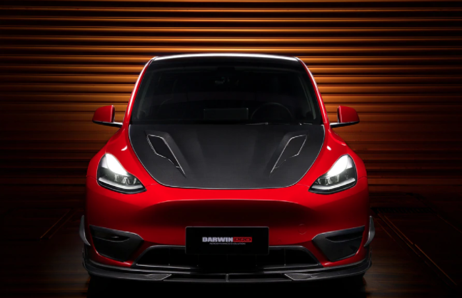 Tesla Model Y IMP Style Carbon Fiber DRL Cover 2020-2022