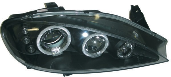 Koplampen Renault Megane 99-02 Zwart