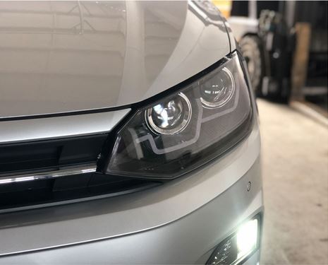Koplampen VW Polo VI 2G 17-20 LED Dynamic Zwart