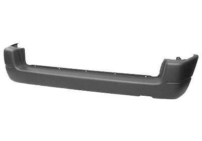 achterbumper, zwart Citroen Berlingo, 1996-2002