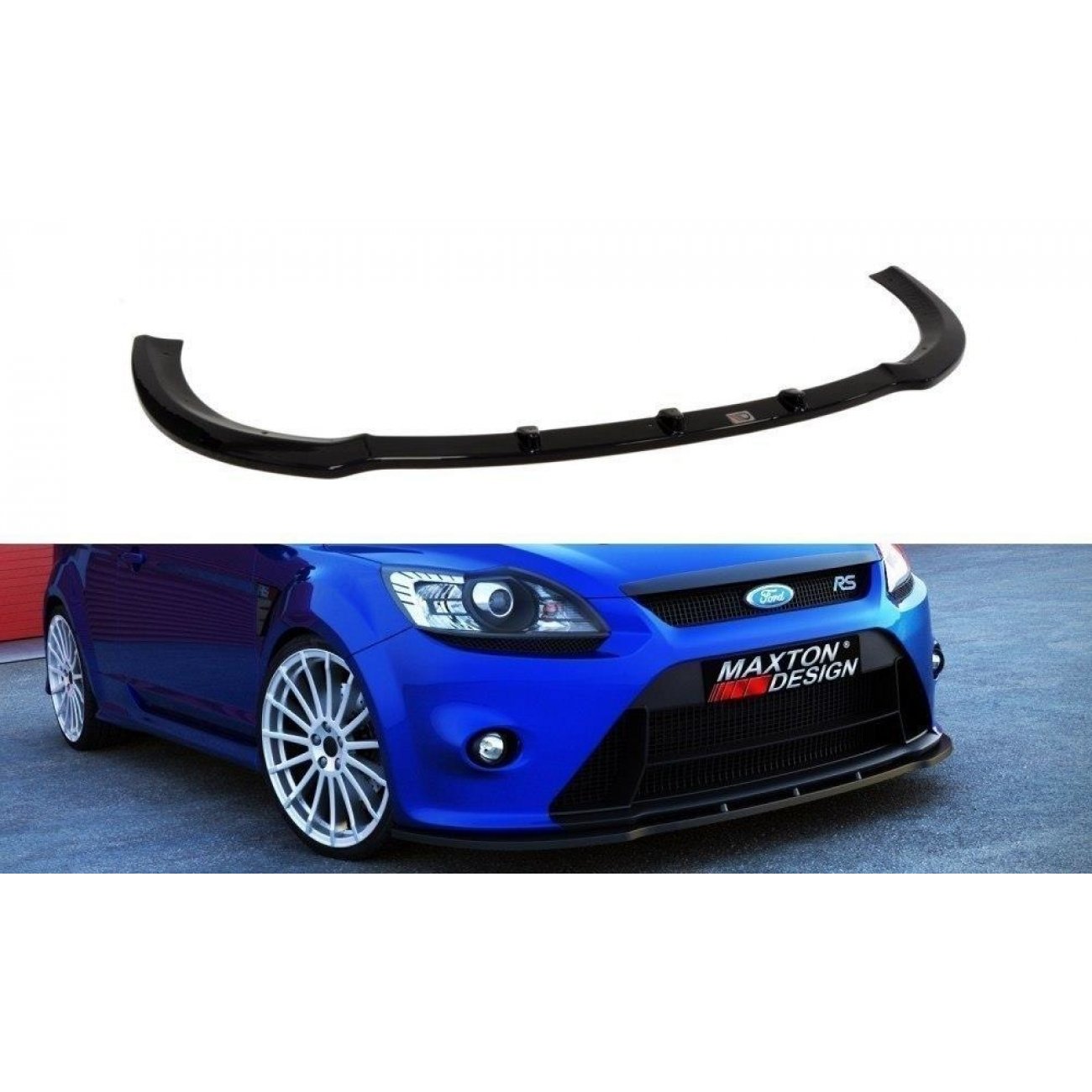 Voorspoiler Ford Focus MK2 RS Carbon Look