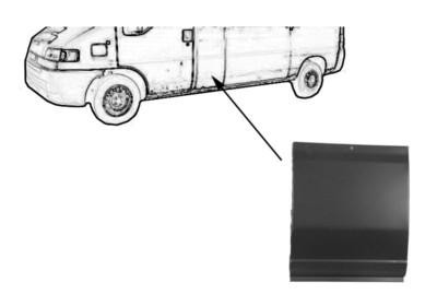 zijpaneel, lange wielbsis, links = rechts Peugeot Boxer, 1994-20