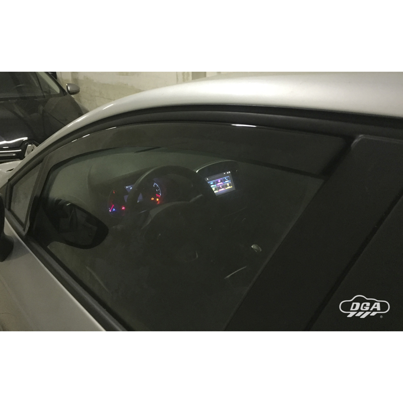 DGA Zijwindschermen  Renault Clio IV (BH) HB 5-deurs & Grandtour (KH)  2012-2019 (2-delig)