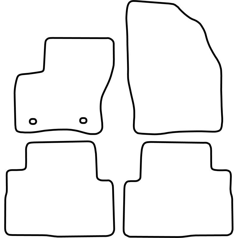 Automatten Velours  Ford Kuga 2008-2012