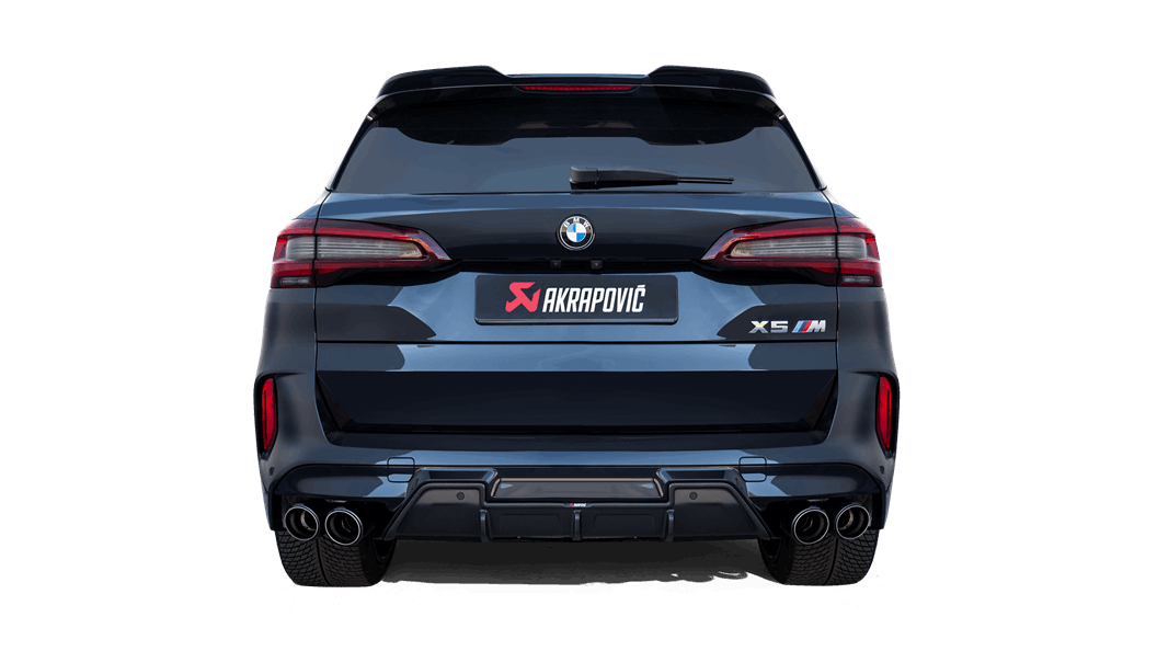 Akrapovic BMW X5M (F95) X6M (F96) met Gpf (2022+) – Titanium Uitlaat Systeem