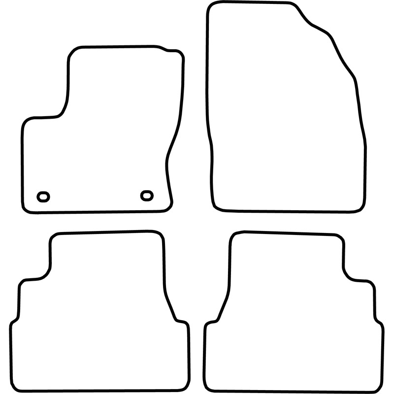 Automatten Velours  Ford Focus C-Max 2003-2007