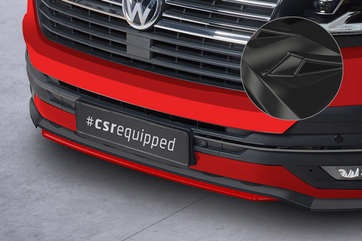 Voorspoiler VW T6.1 Glans zwart