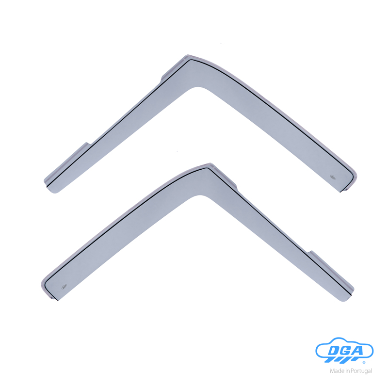 DGA Zijwindschermen  Ford Transit Connect & Tourneo Connect 2002-2013 (2-delig)