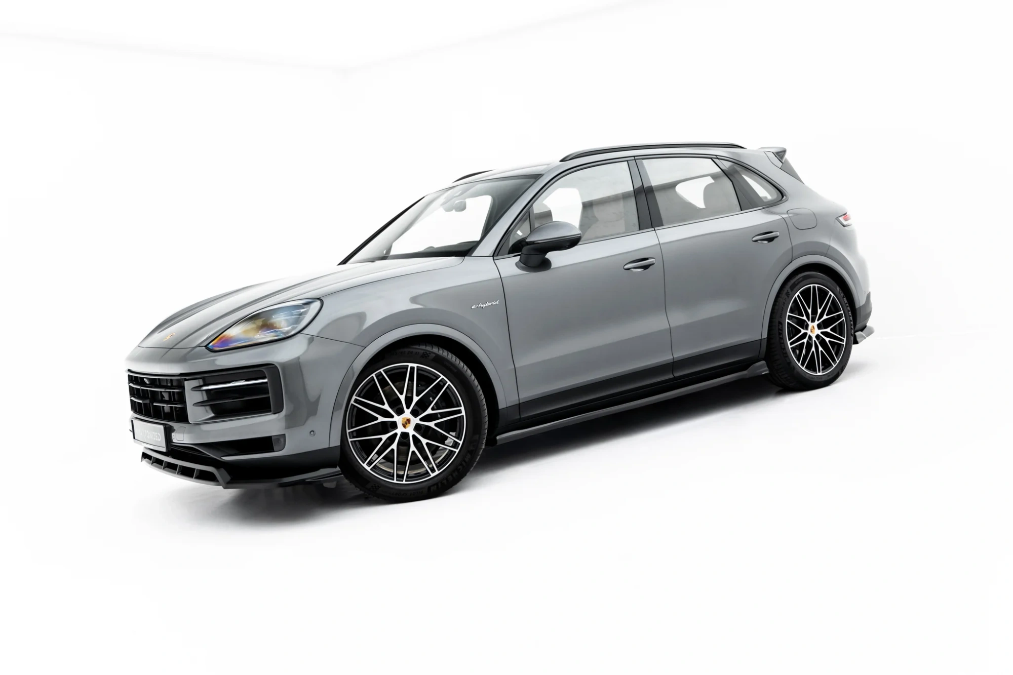 Zijskirts Porsche Cayenne MK3 SUV/Coupe Maxton Glans Zwart