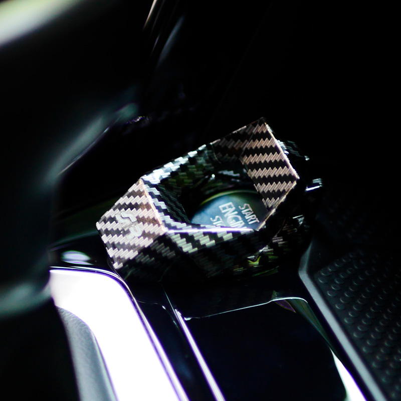 Simoni Racing Startknop Afdekking - Carbon - Ø30mm