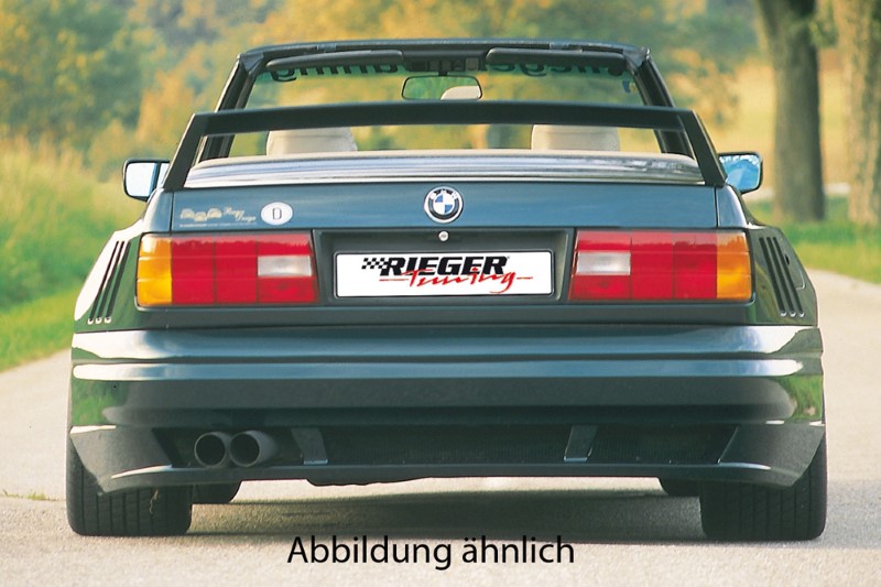 Achterspoiler met 3e remlicht BMW E30 Poleyester  Rieger