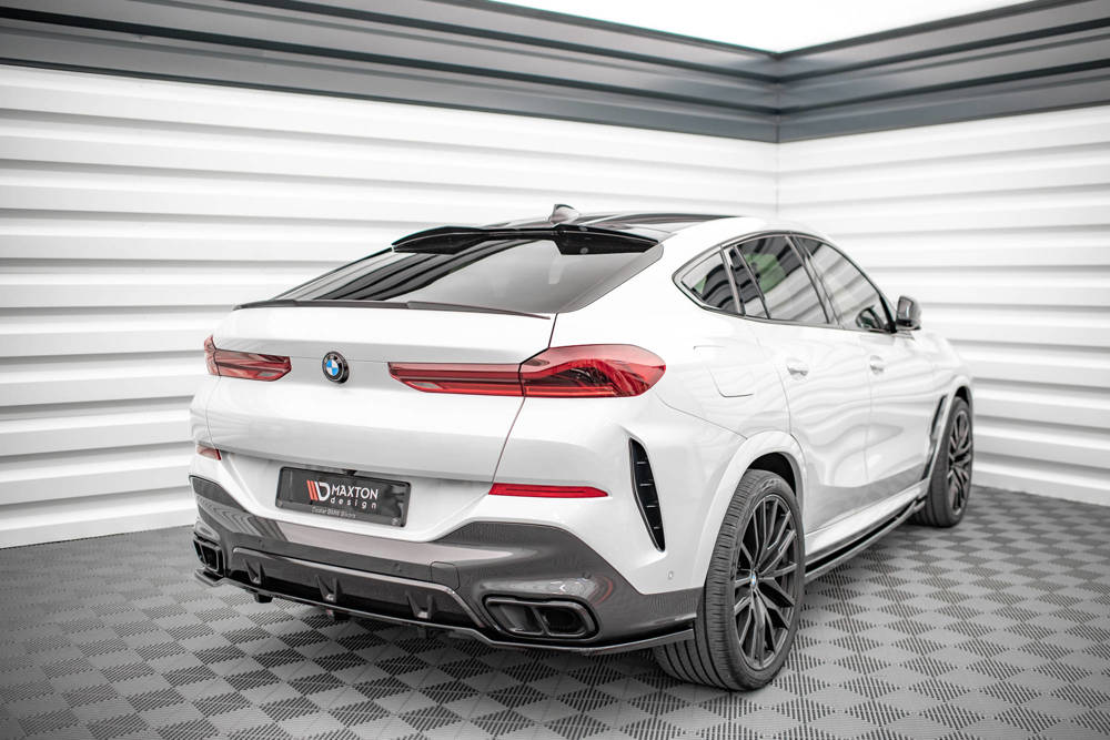 Diffuser V.1 BMW X6 M-pakket G06 glans zwart