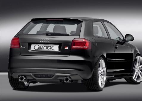 Dakspoiler Audi A3 2009 Caractere